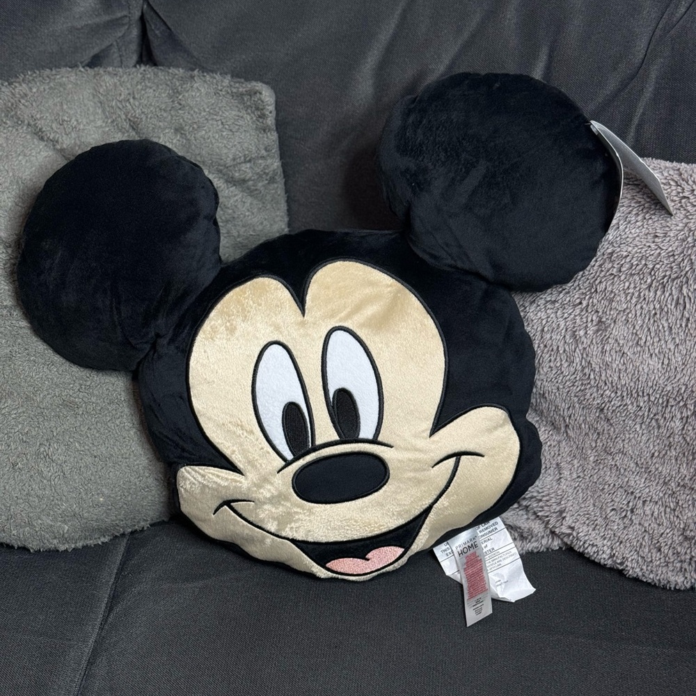 NWT Primark Exclusive Disney Mickey Mouse Cushion Pillow Plush